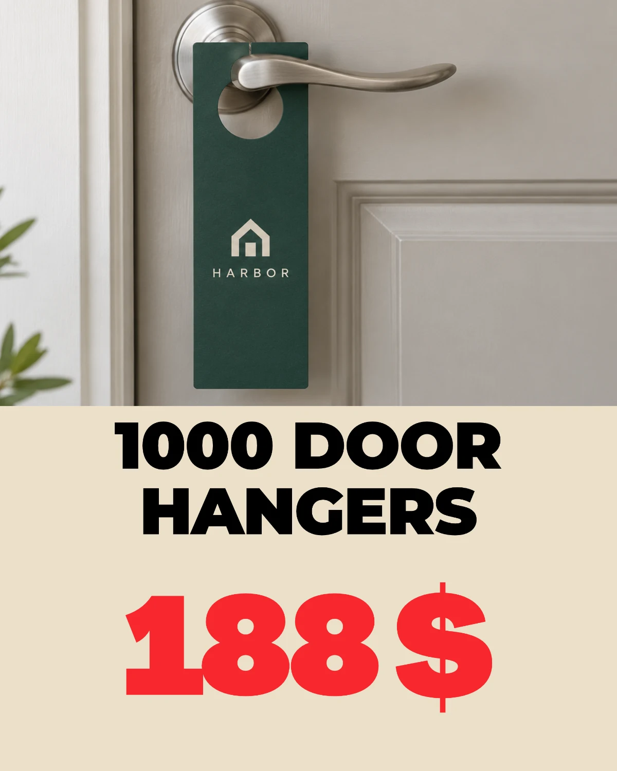 Advertising Door Hanger