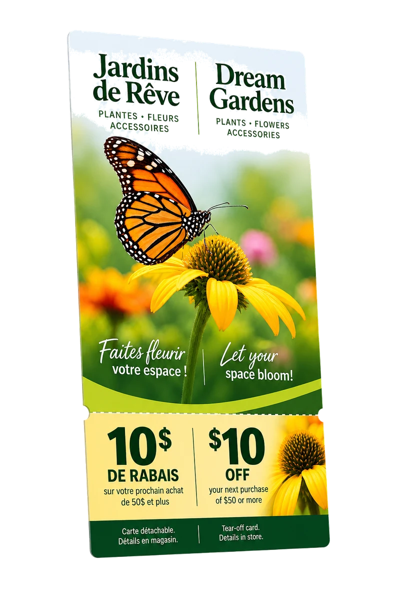 Tear Cards — Tear-Off Coupon Campaign